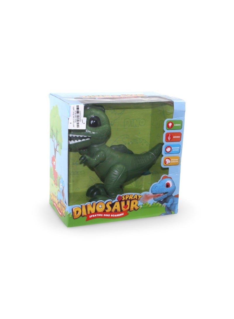 Junior Megasaur Spraying Dinosaur Toy (Light & Sound & Spray) – Green - Image 1