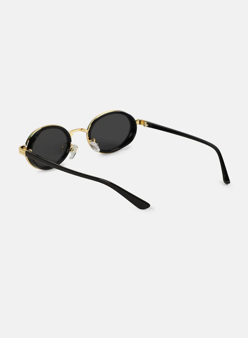Haute Sauce Polarized Full Rim Oval Sunglasses For Women