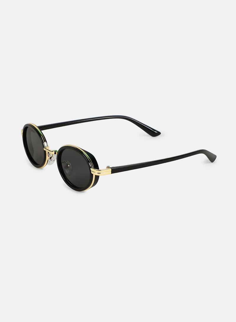 Haute Sauce Polarized Full Rim Oval Sunglasses For Women