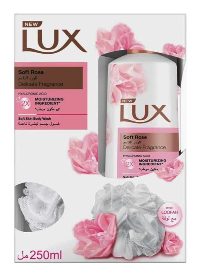 Lux Lux Shower Gel  Soft Rose Soft Touch + Loaf Multi Color  - 250 ml  - Image 2