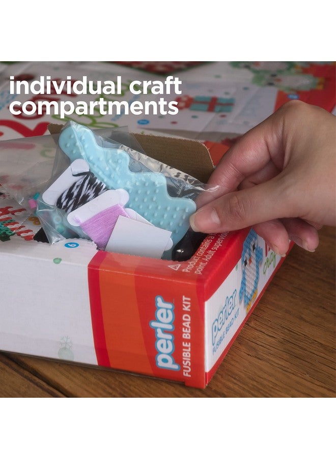 Perler 80-56960 12 Days Of Crafting, Christmas Fuse Bead Kit Makes 12 Projects, Multicolor, 3823 Piece - Image 3