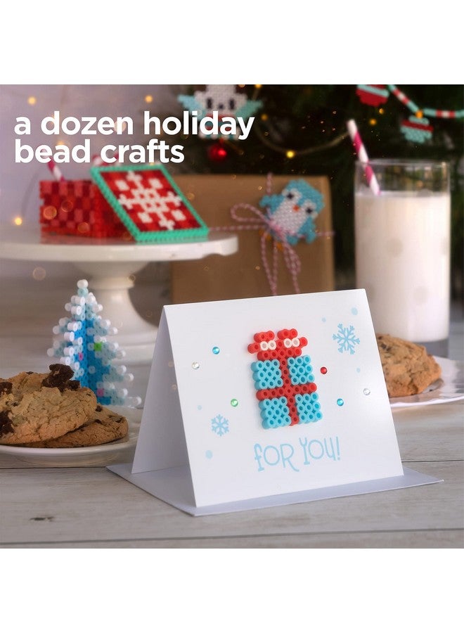 Perler 80-56960 12 Days Of Crafting, Christmas Fuse Bead Kit Makes 12 Projects, Multicolor, 3823 Piece - Image 4