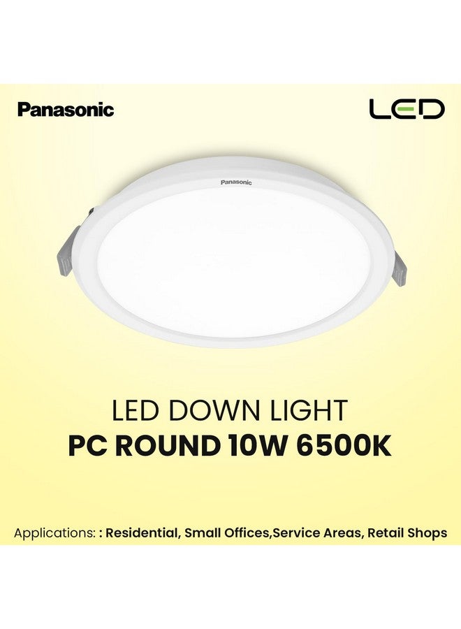 Panasonic 10W LED Round PC Downlight for Ceiling | Round LED PC Surface Downlighter Ceiling Light for Home & Hall (Cool White,PDLM01107R2) - Image 5