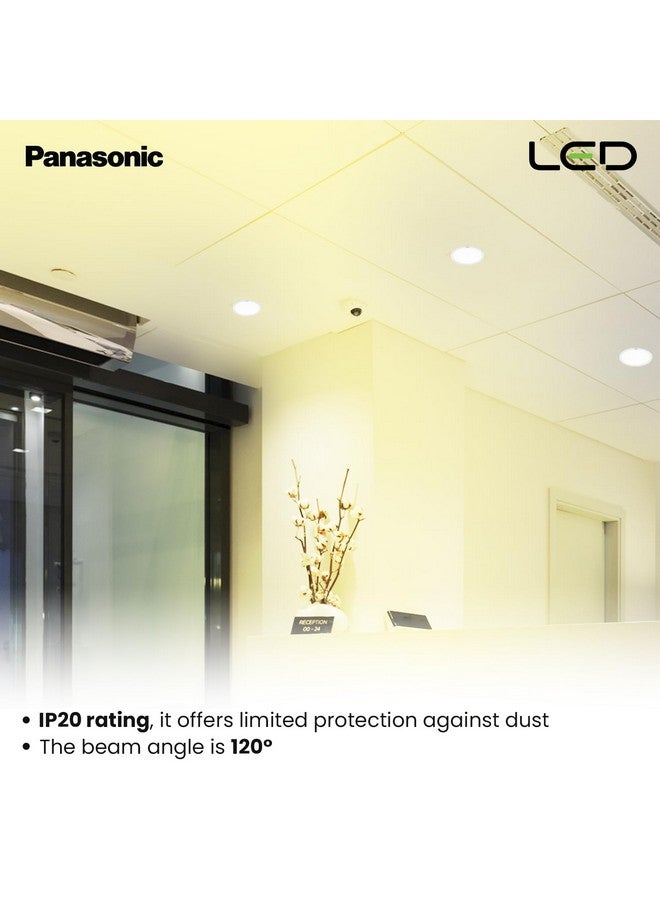 Panasonic 10W LED Round PC Downlight for Ceiling | Round LED PC Surface Downlighter Ceiling Light for Home & Hall (Cool White,PDLM01107R2) - Image 3