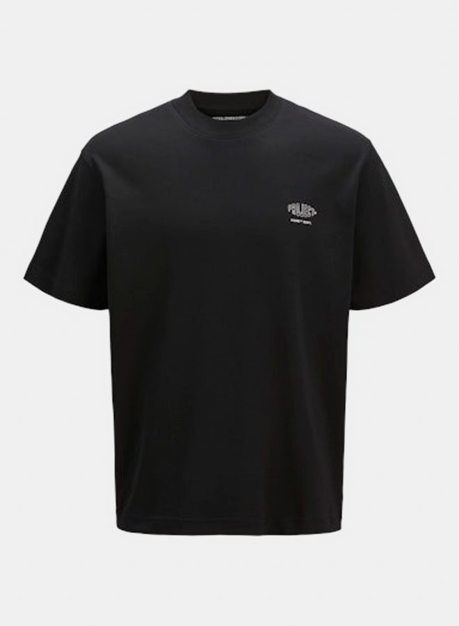 JACK & JONES JACK & JONES Mens Concrete Globe Tee Crew Neck  - Image 2