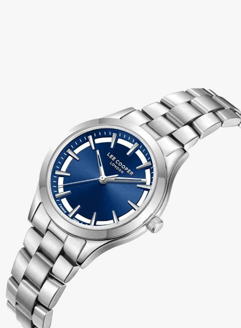 Lee Cooper Dark Blue Women's Metal Analog Watch LC08147.390 - 33 mm for Women | Best Price UAE