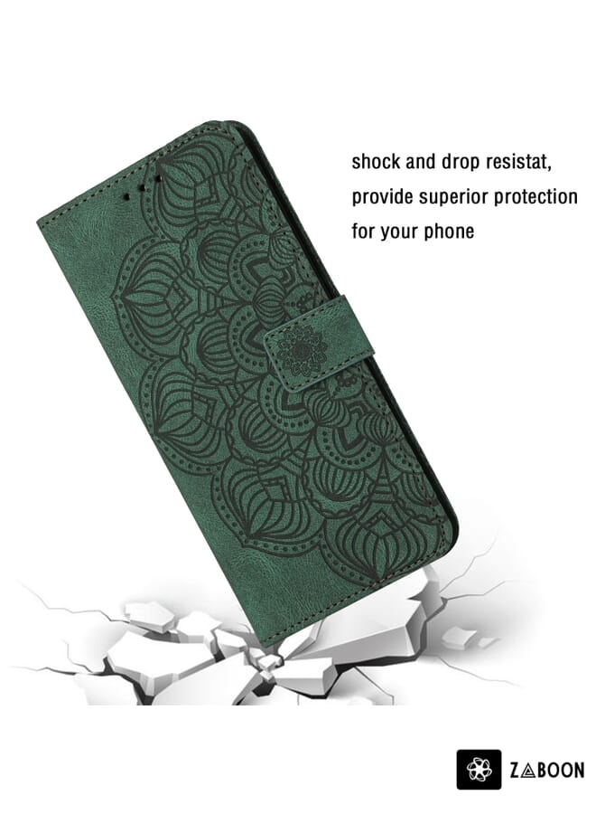 Zaboon Protective Case Cover For iPhone 14 Pro Max Mandala Embossed Flip Leather - Image 5