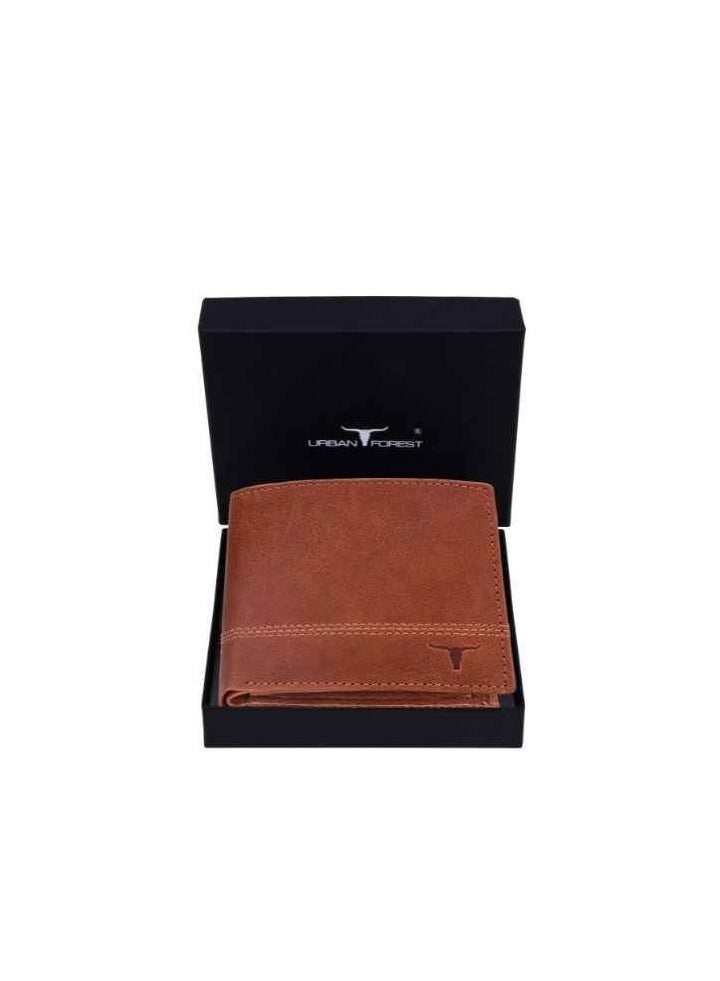 URBAN FOREST Max Redwood Leather Wallet for Men - Image 1