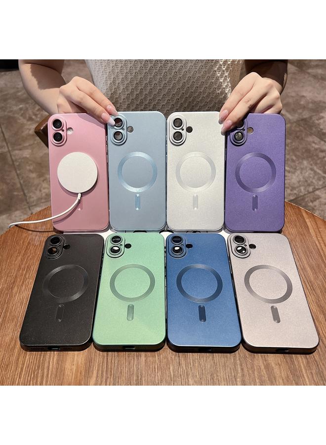 إيروريكس جراب هاتف iPhone 15 من Magsafe Liquid TPU مطلي بطلاء معدني - Image 2