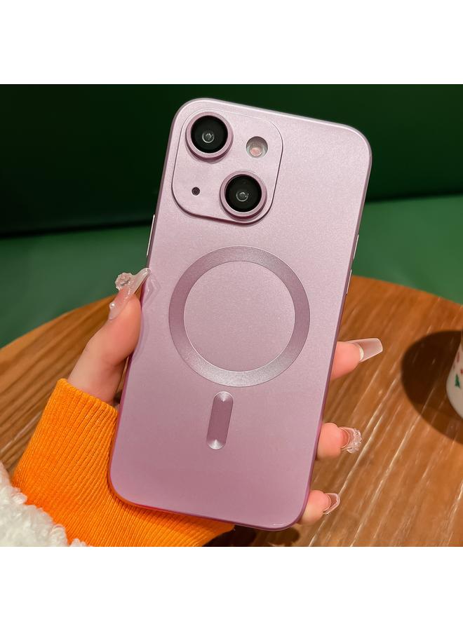 إيروريكس جراب هاتف iPhone 15 من Magsafe Liquid TPU مطلي بطلاء معدني - Image 1