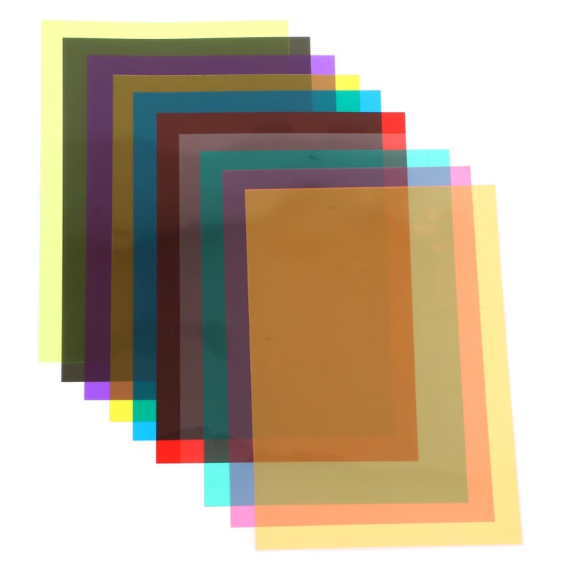 10 Pcs Clear PVC Light Diffuser Sheets For Strobe LED Stage Photography Light - Image 2