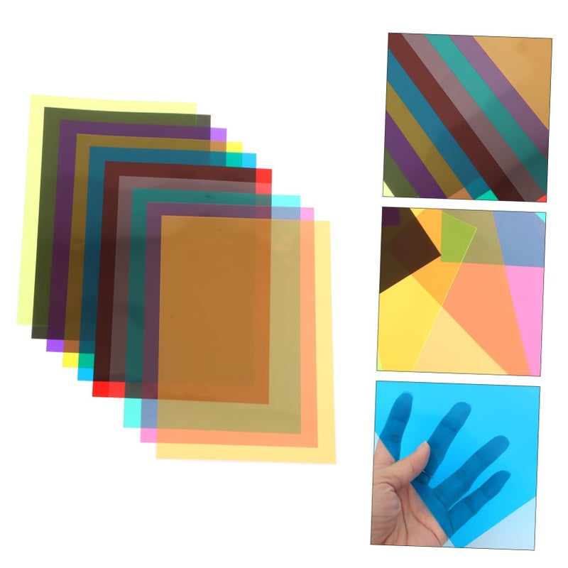 10 Pcs Clear PVC Light Diffuser Sheets For Strobe LED Stage Photography Light - Image 3