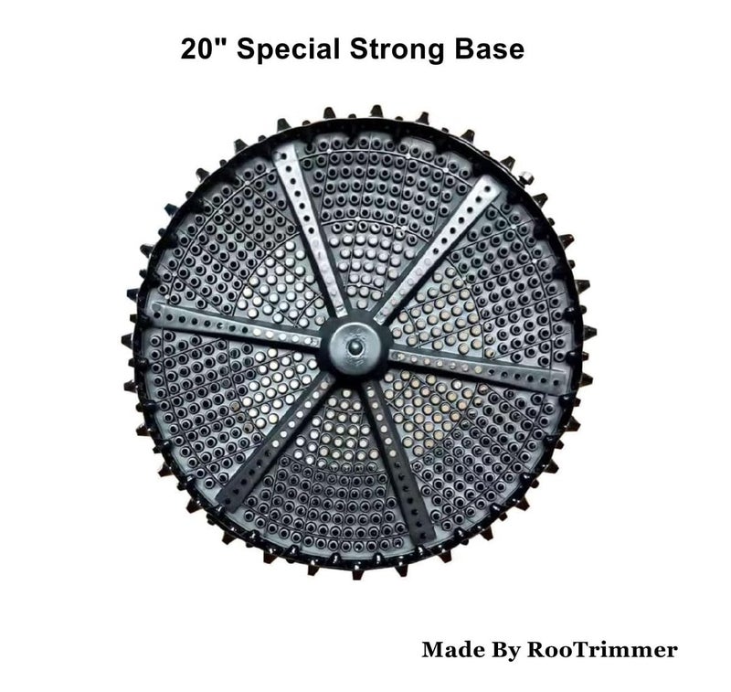 RooTrimmer Air Pruning Containers, 25 Gallon Air Pruning Planters, 100 Liter 20" X 20" D/H Special Packing Interlocked Large Air Root Pruning Planters for Big Tree Grow Outdoor, Black, 5 Packs - Image 4