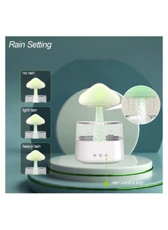 ULHYC Cloud Rain Humidifier Colorful Light Raindrop Aroma Diffuser with Desktop Fountain Water Drop Sound for Home Office Restaurant  - Image 5