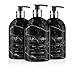 Baylis & Harding Dark Amber & Fig Elements Hand Wash, 500 ml (Pack of 3) - Vegan Friendly - Image 2