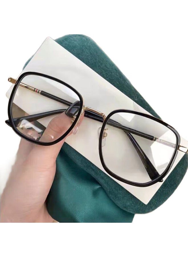 Boshide Anti-Blue Light Glasses, Anti-Radiation Glasses, Ultra-Light Student Bare-Faced Gadget, Non-Prescription Glasses For Men And Women, Fortune-Attracting Fairy Green - Image 3