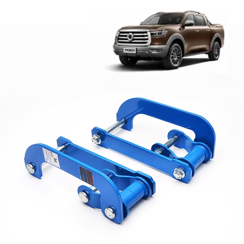 JS SUPER WORK 2 Rear Leaf Spring GShackles Sensor Holes Fit for Toyota Hilux REVO 28L 20152026 Heavy Duty Manganese Steel Comfort Suspension Lift KitLeveling Smooth Ride OffRoad Kit - Image 2