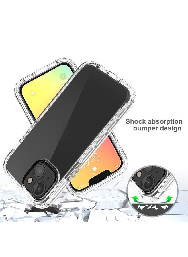 Zaboon Case For iPhone 13 mini Shockproof High Transparency Two-color Gradual Change PC+TPU Candy Colors Protective Case - Image 5