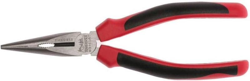 Teng Tools Long Nose Pliers with Serrated Grip - 160 mm