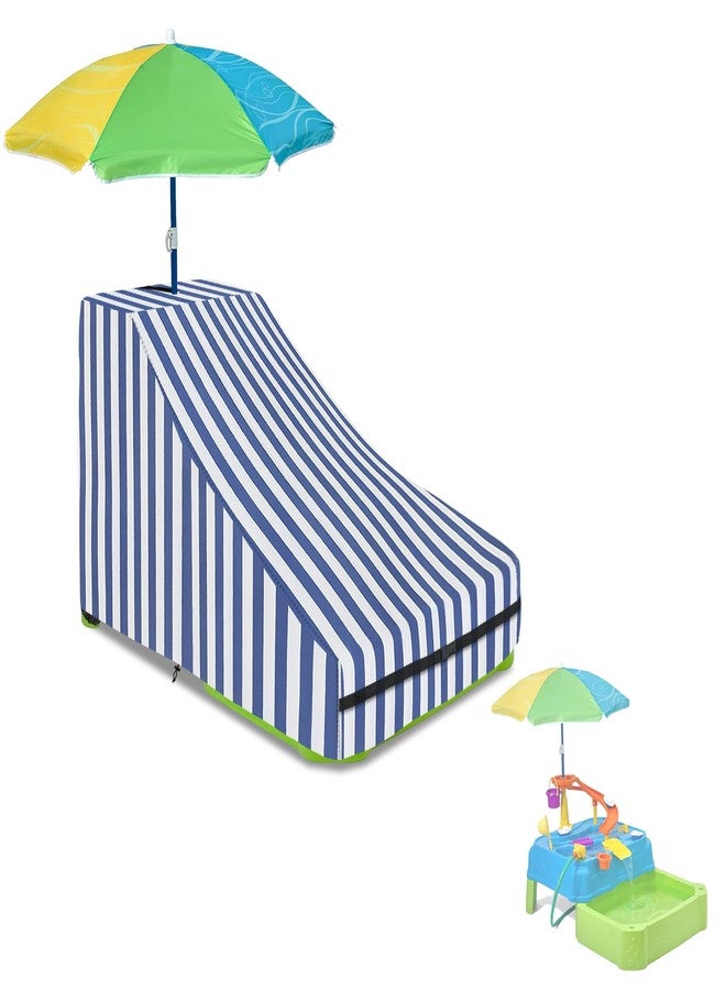 Alickwang Kids Water Table Cover,Outdoor Heavy Duty 600D Waterproof Toddler Water Play Table Cover,Compatible with Waterpark Wonders Two-Tier Water Table - Image 1