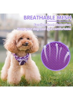 PUPTECK PUPTECK Dog Harness for Puppy and Small Sized Dogs, Step-in No Pull Soft Mesh Vest Harness for Cats Small Pets Walking, Purple, New XS  - Image 4
