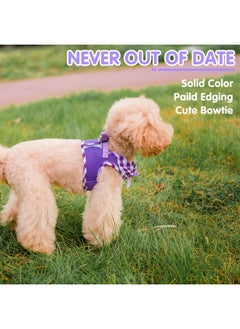 PUPTECK PUPTECK Dog Harness for Puppy and Small Sized Dogs, Step-in No Pull Soft Mesh Vest Harness for Cats Small Pets Walking, Purple, New XS  - Image 5