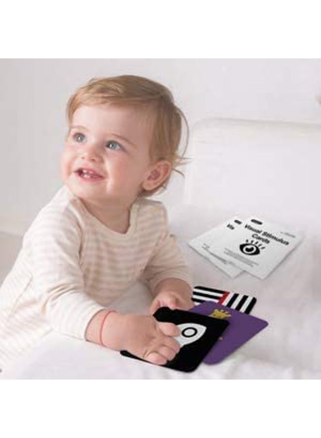 beiens High Contrast Baby Flashcard, 80 PCs 160 Page Black White Colorful Visual Stimulation Learning Activity Card for Babies Ages 0-36 Months, 5.5'' x 5.5'' Educational Newborn Infants Toys Gift - Image 5