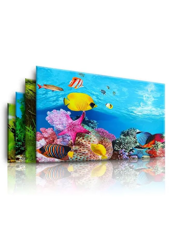 Aquarium Background Sticker Poster 30x52cm Style C For Fish Tanks - Image 1