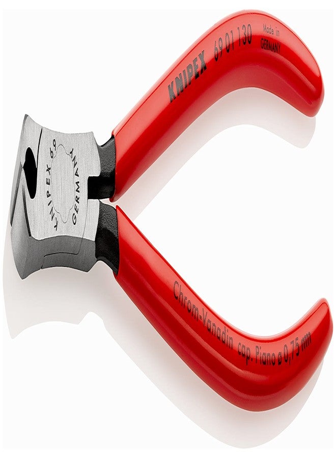Knipex End Cutting Nipper for mechanics black atramentized, plastic coated 130 mm 69 01 130 - Image 4