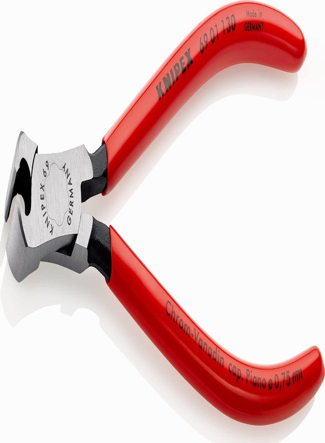 Knipex End Cutting Nipper for mechanics black atramentized, plastic coated 130 mm 69 01 130 - Image 1