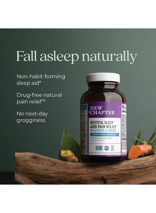 New Chapter Restful Sleep and Pain Relief Capsules for Adults - Image 3