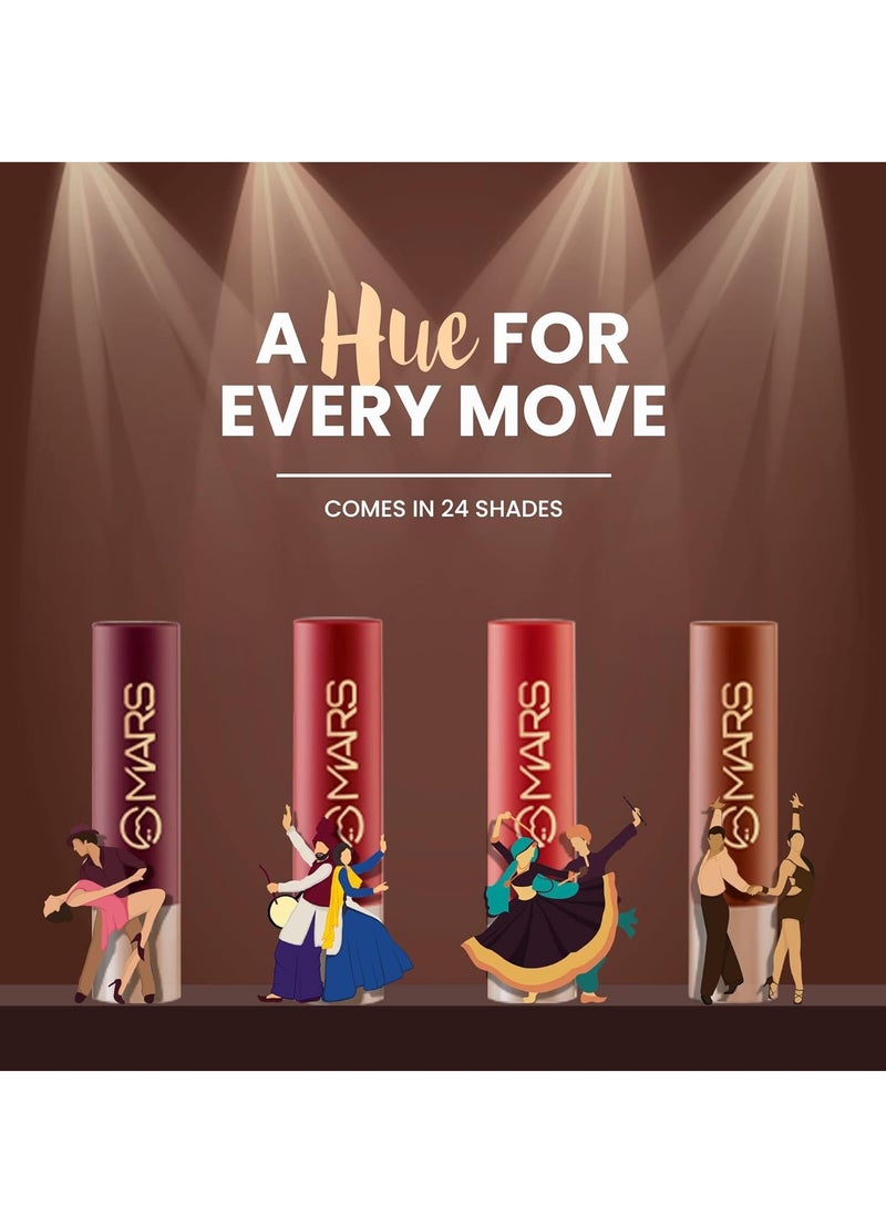 Mars - MARS Creamy Matte Long Lasting Lipstick 3.2 gm 03 Jazz It Up - Image 1