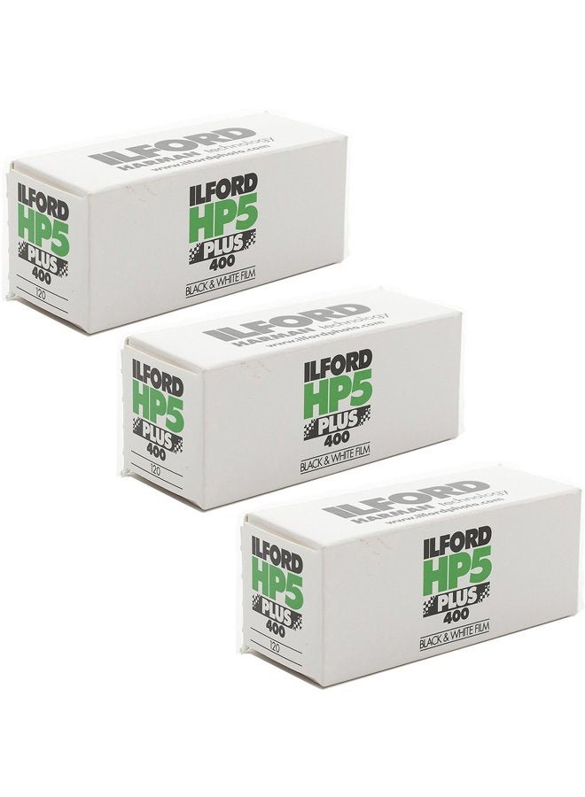 3 Rolls HP5 400 120 Film