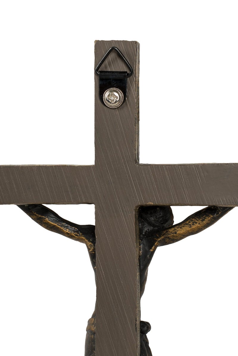 Joseph's Studio by Roman, Cross and Crucifix Collection, 8.25"H ANTIQUE GOLD CRUCIFIX, Home Décor, Devout Gift, Prayerful Inspiration (4x4x8) - Image 3