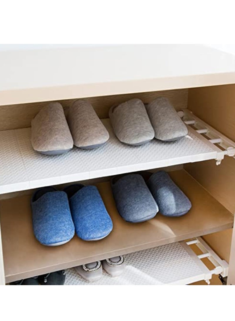 Captaintech Shelves, Bedroom Kitchen Cabinet Storage Tiered Dividers, Adjustable Storage Rack Expandable Separator Shelf for Wardrobe, Cupboard, Bookcase Compartment Collecting - Image 5