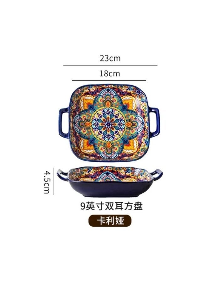 Hand-painted porcelain Plate - Image 3