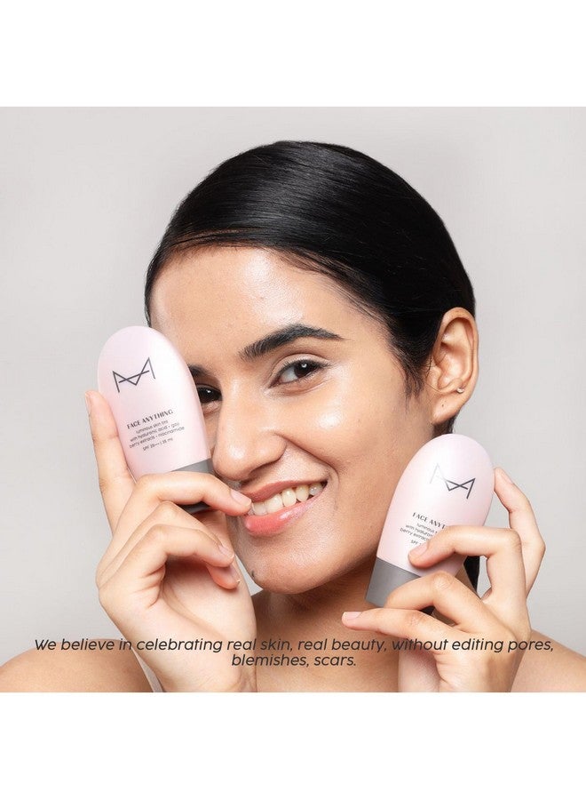 HOUSE OF MAKEUP Face Tint With Hyaluronic Acid, Niacinamide | B B Cream For Women, Men, All | Glass Skin Luminous Makeup For Women | Cc Cream For Oily Skin | 35 Ml (Fl10-Fair To Light Skin Tone) - Image 5