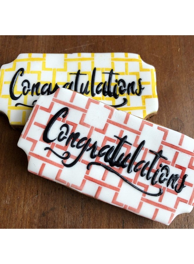 Designer Stencils Congratulations Cookie And Craft Stencil Cm135 By Designer Stencils - Image 3