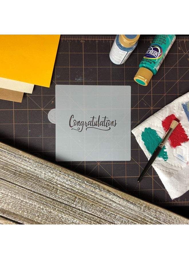 Designer Stencils Congratulations Cookie And Craft Stencil Cm135 By Designer Stencils - Image 4