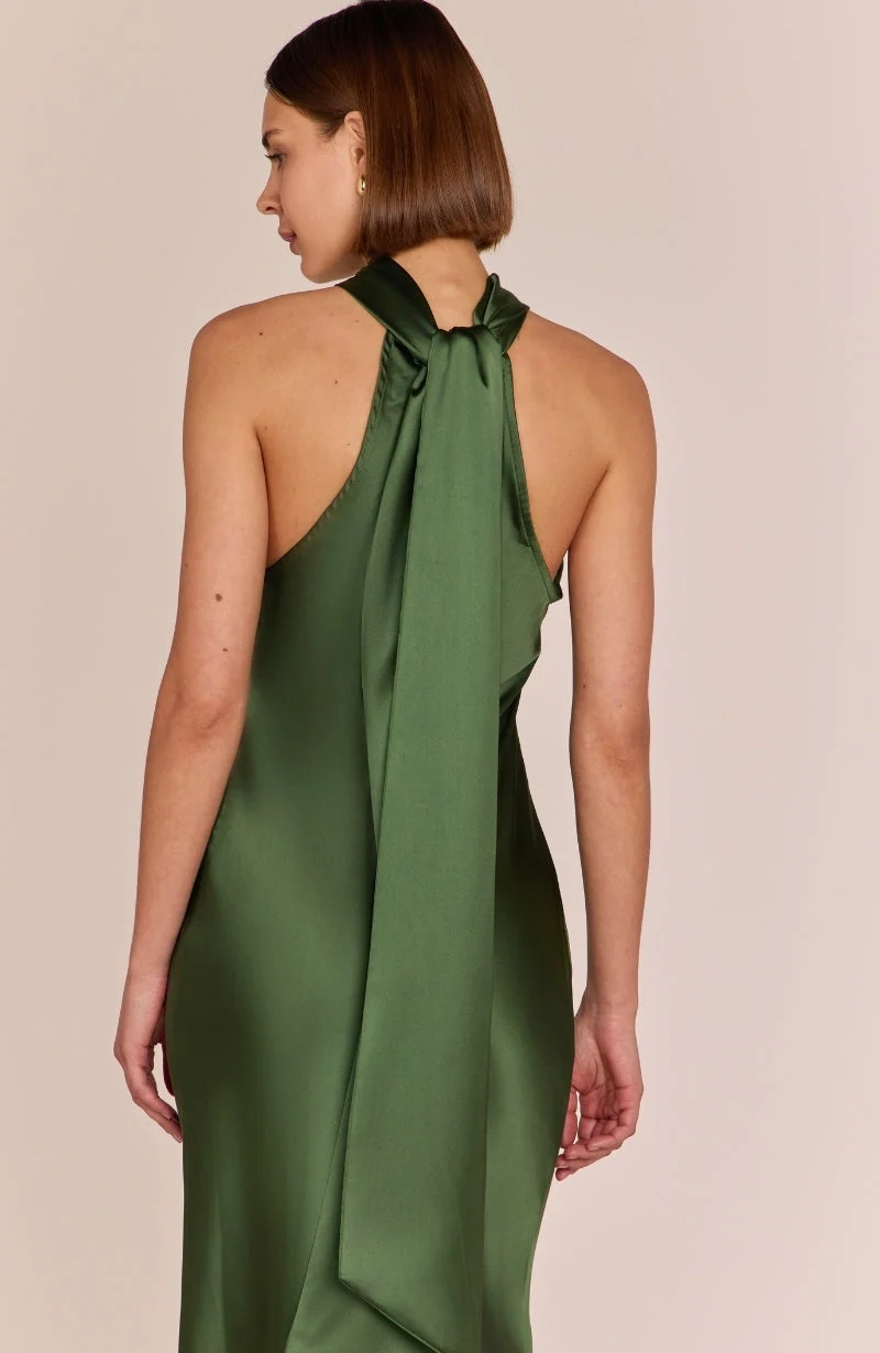 معاد كتابته لندن فستان روما بياقة هالتر