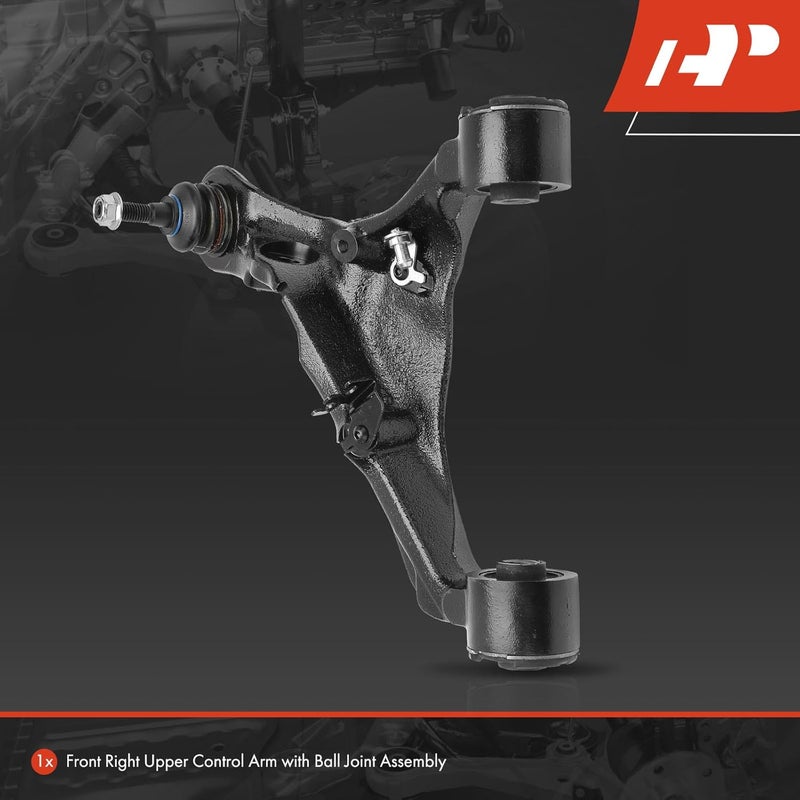 A-Premium Front Right Upper Control Arm with Ball Joint & Bushing - Image 3