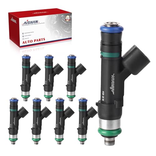 AISHAN 8PCS Fuel Injectors 4 Holes Compatible with Ford Expedition 2009-2014, for Ford F150 2009 2010, for Lincoln Navigator 2009-2014 V8 5.4L Replace# 9L3Z9F593B 0280158174 FJ1003 - Image 1