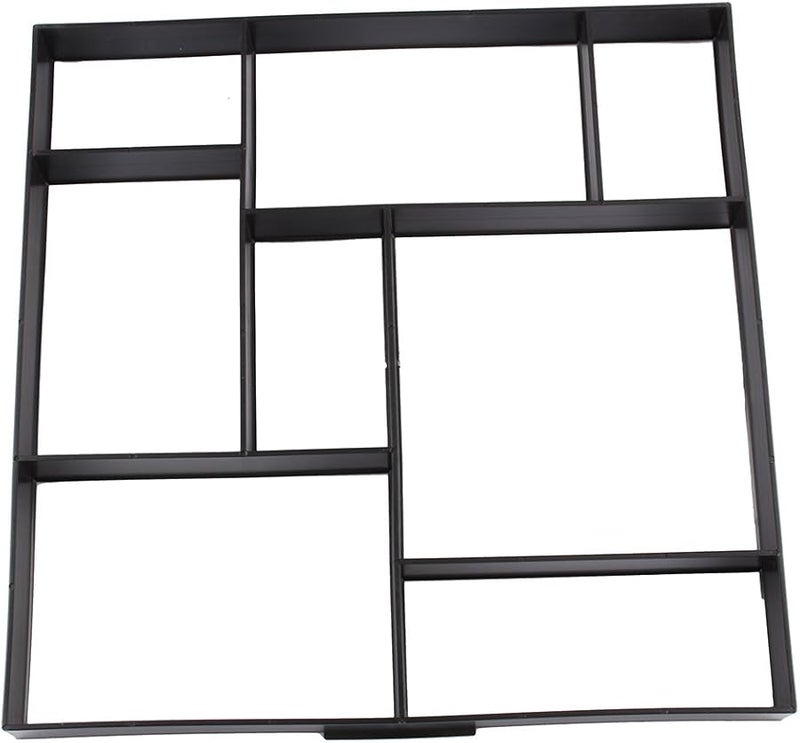 Black Plastic DIY Driveway Paving Stone 19 6x19 6x4 6 Inch Square For Patio Courtyard - Image 5