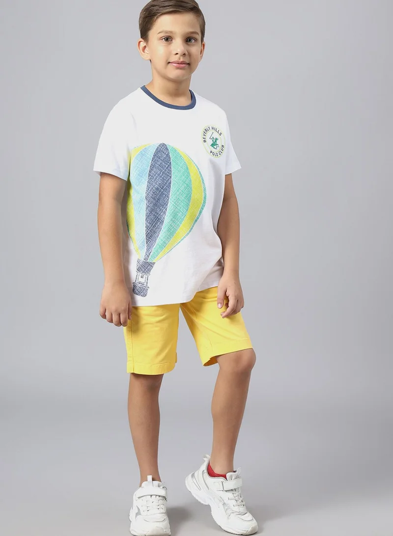 bhpoloclub Youth Logo Print Shorts