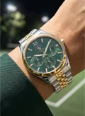 SANTA BARBARA POLO & RACQUET CLUB Dark Green|Silver and Gold