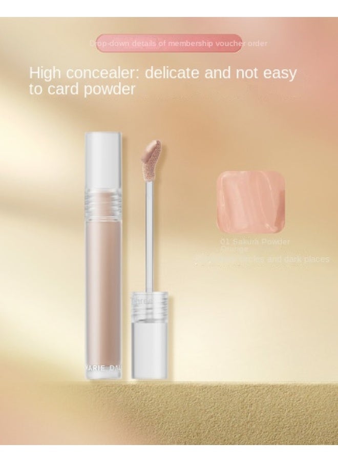 seamless Skin-like Concealer Liquid, Fine And Smooth, Resists Caking, Covers Dark Circles And Acne Scars - Image 2