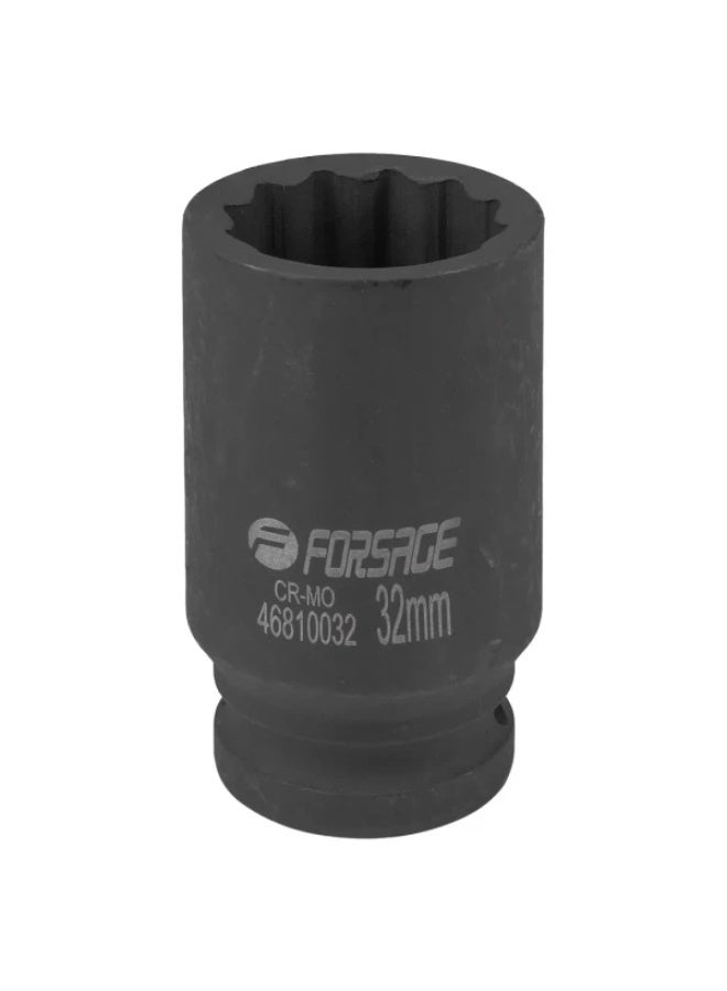 Impact deep flank socket 3/4", 32mm (12 point)
