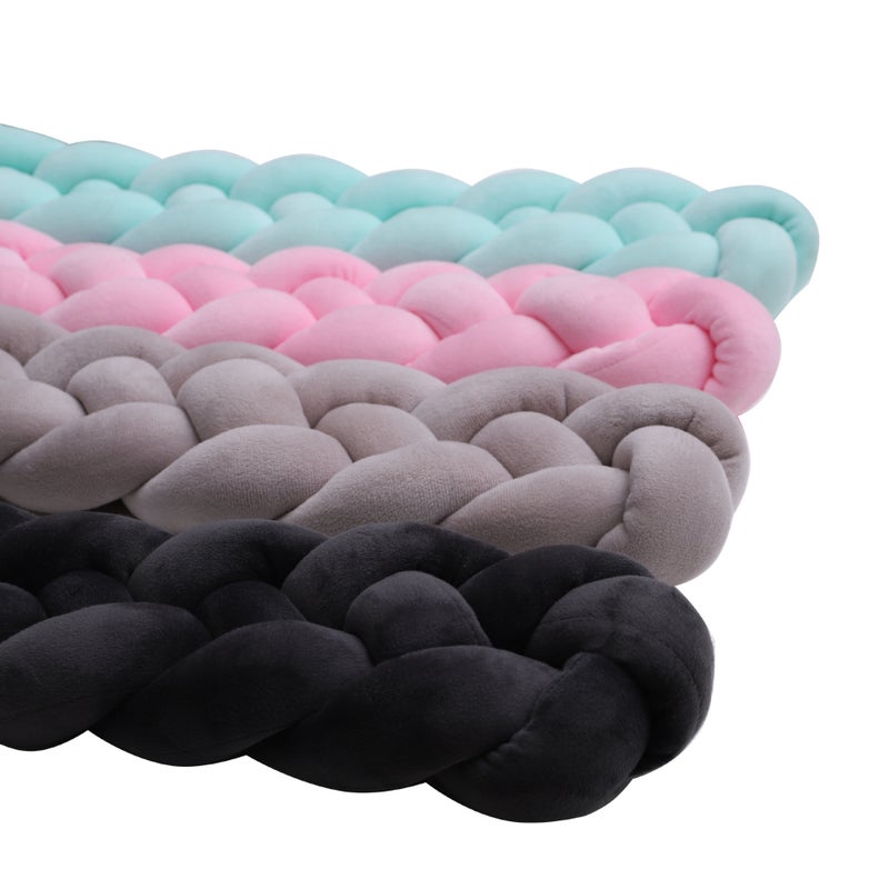 Children'S Room Three-Strand Braided Decorative Bed Wai Nordic Danish Woven Long Knot Ball Pillow Knot - Image 5