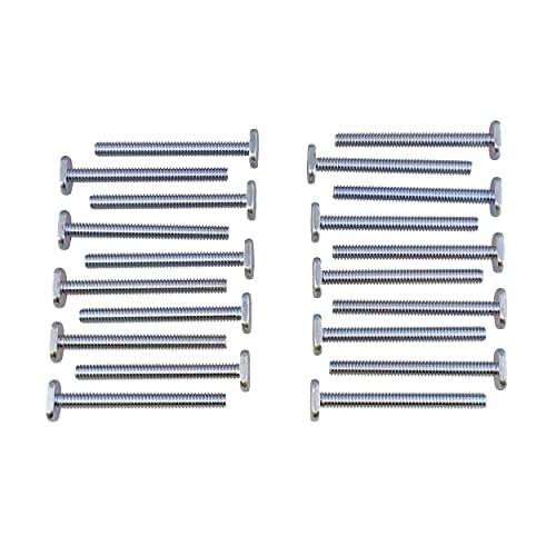 Deadwood Crafted Tools DCT Tee Bolt Set – 20 Pack 2-1/2in T Bolts for Woodworking, T Track Bolts Jig Bolts, 1/4in 20 Thread T Bolt - Image 1