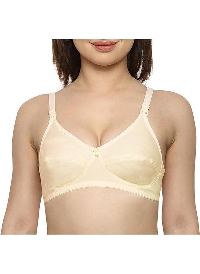Love Bell - Love Bell Women's Everyday Bra - Double-Layered, High Coverage, All-Day Comfort Bra - Image 1